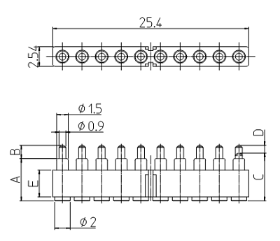 J-4617SL-10-254-0000(Low Spring Force)