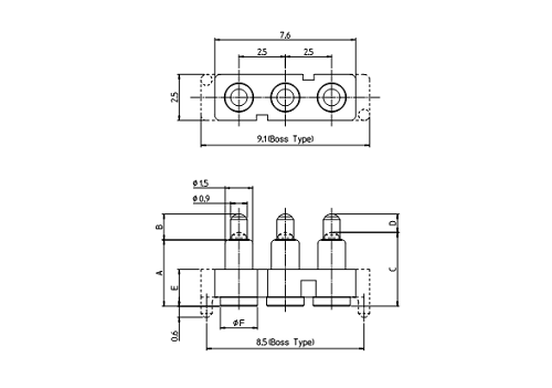 J-7025HL-3-25-0000(Low Spring Force)
